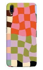 Wavy Grid Vivo V11 Pro Back Cover
