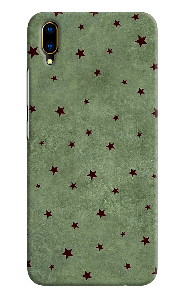 Green Stars Vivo V11 Pro Hard Case Back Cover by Casekaro