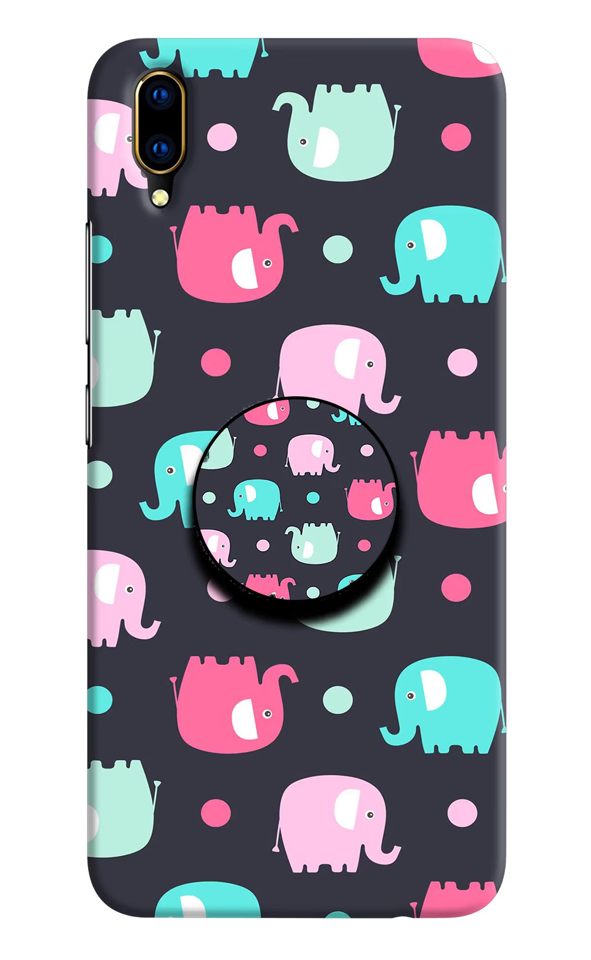 Baby Elephants Vivo V11 Pro Pop Case by Casekaro
