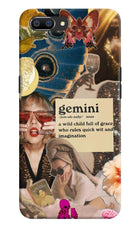Gemini Zodiac Realme C1 Hard Case Back Cover by Casekaro