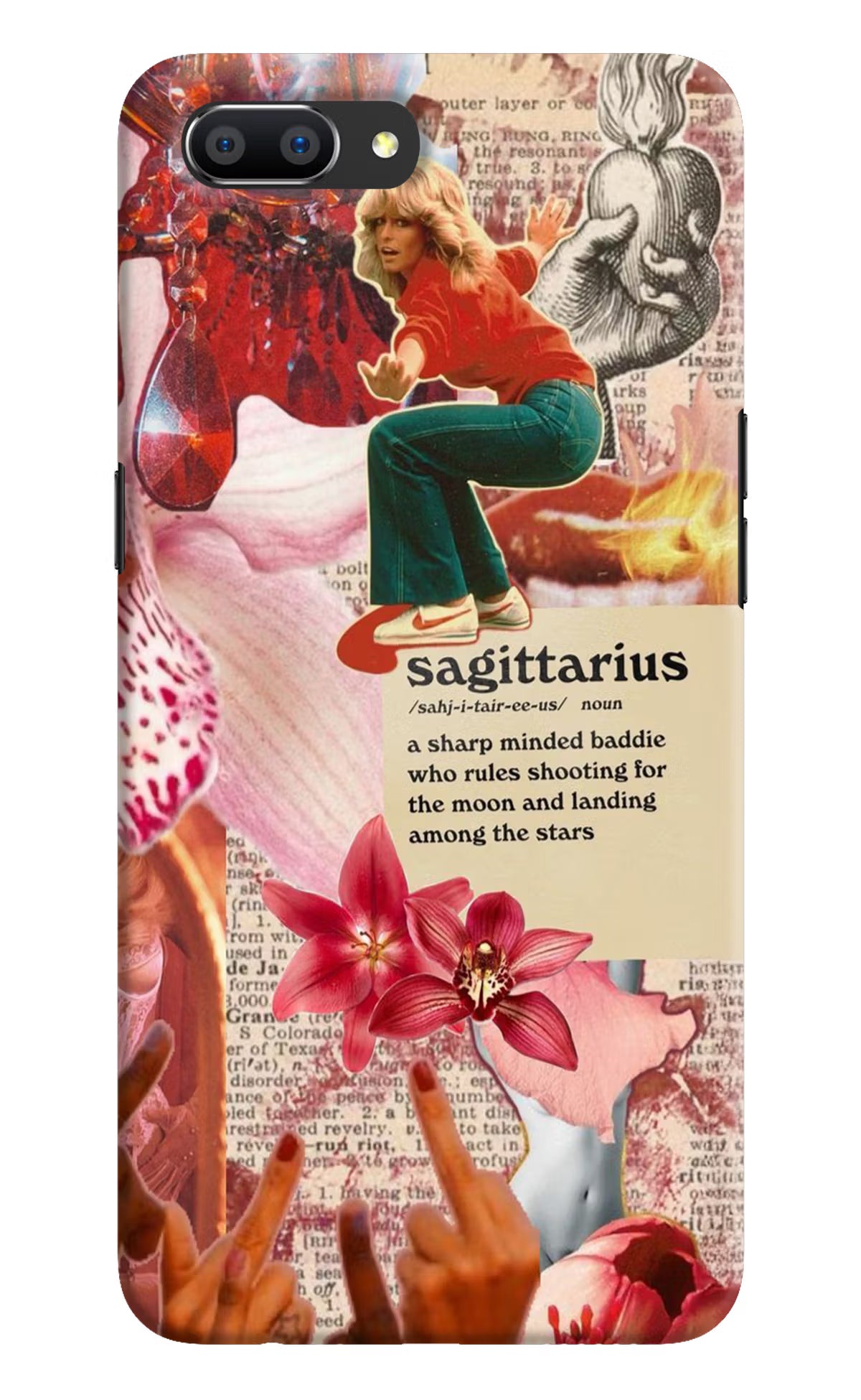 Sagittarius Zodiac Realme C1 Hard Case Back Cover by Casekaro