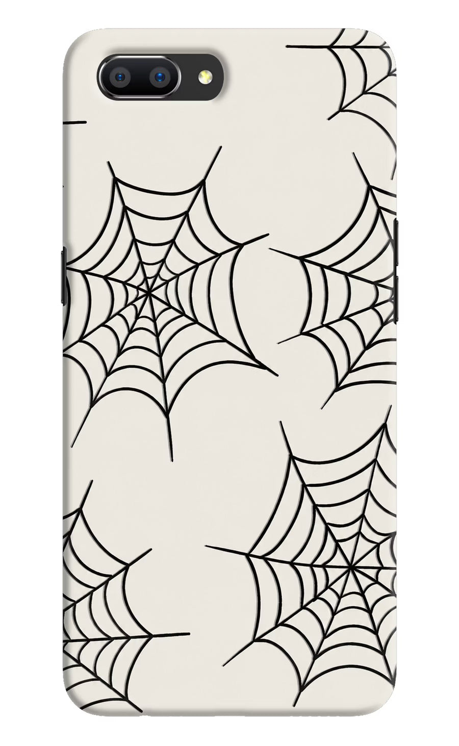 Spider Web Realme C1 Back Cover, Hard case