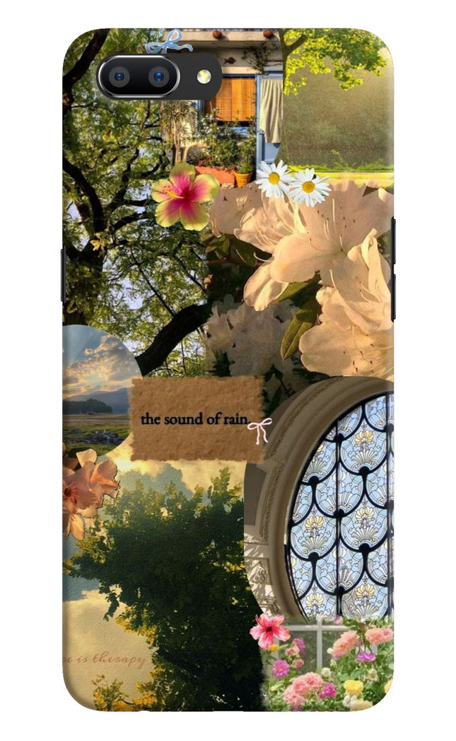 Rain Realme C1 Hard Case Back Cover by Casekaro