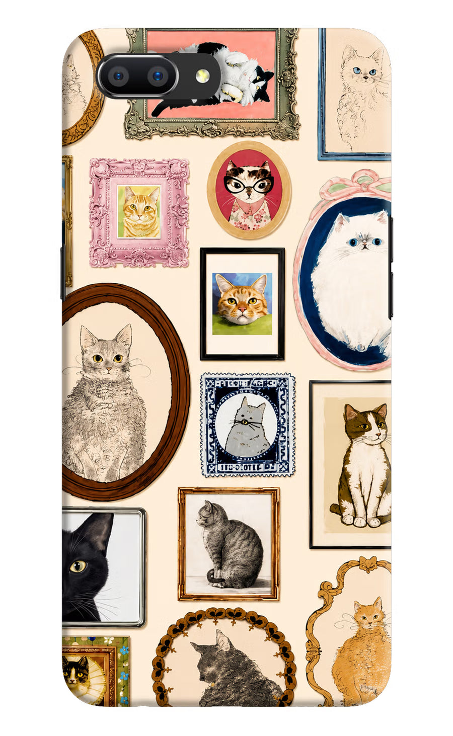 Mirror Cats Realme C1 Back Cover, Hard case