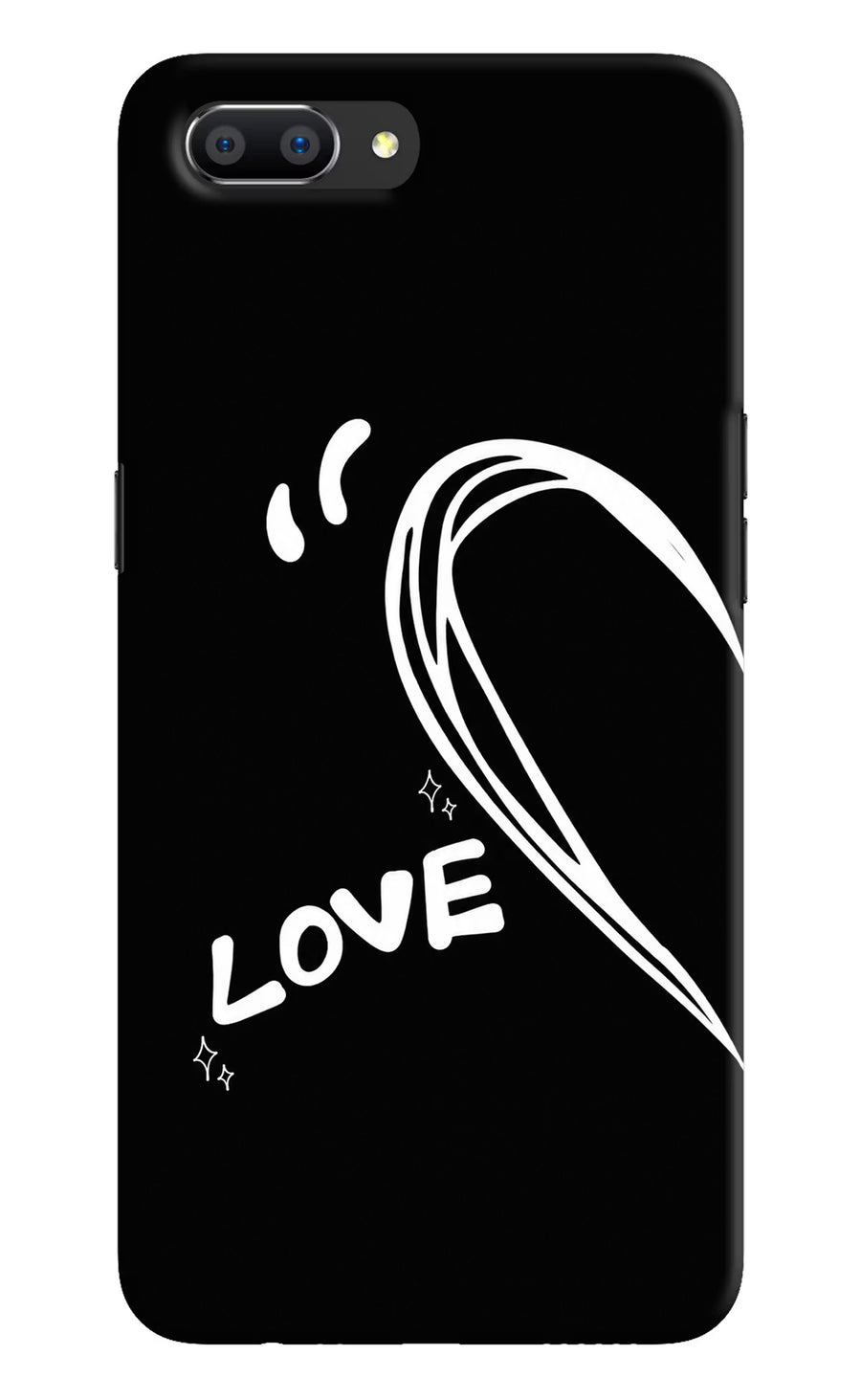 Love Line Realme C1 Back Cover, Hard case