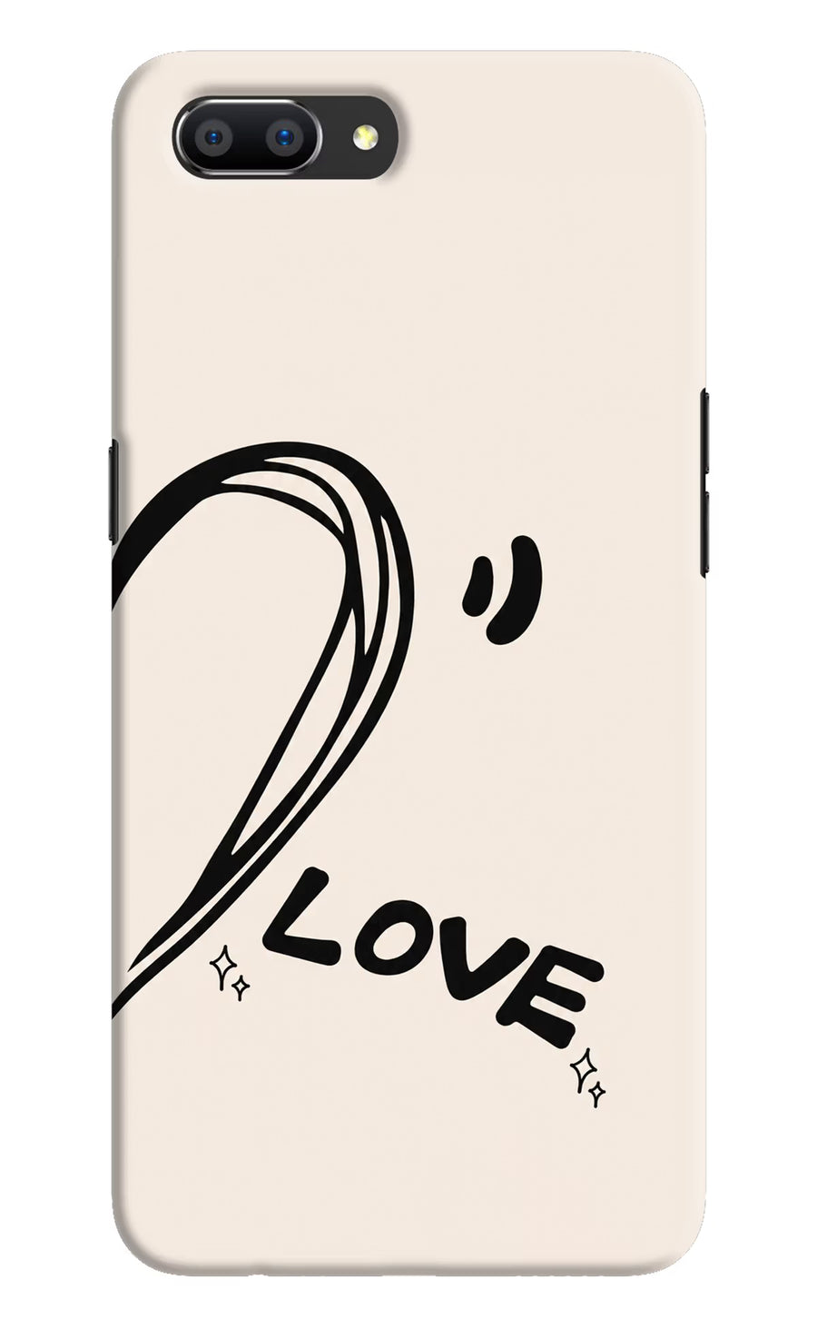 Soul Line Realme C1 Back Cover, Hard case