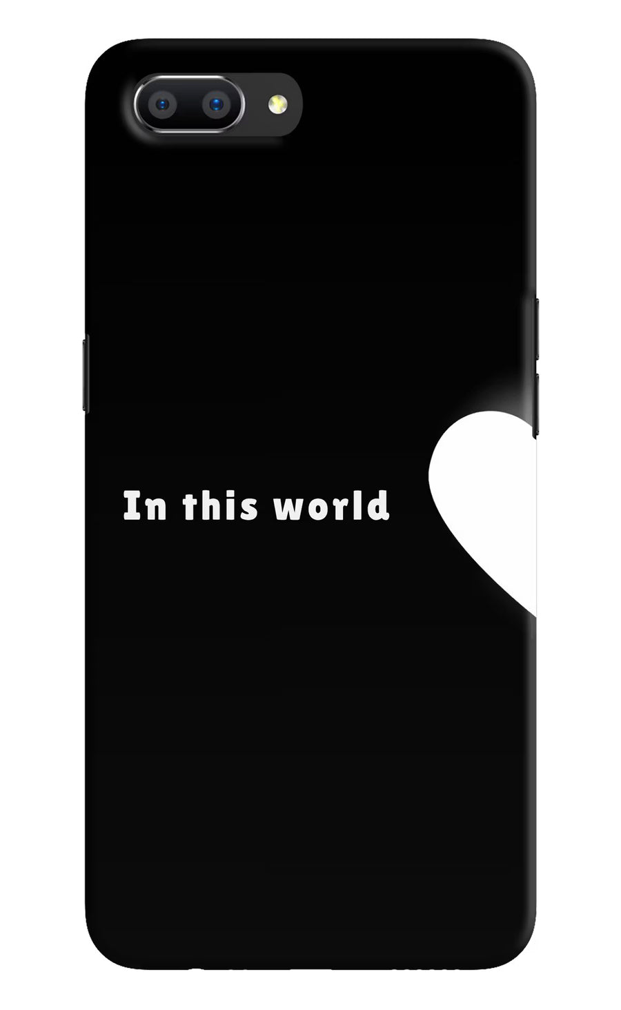 This World Realme C1 Back Cover, Hard case