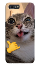 Silly Cat Call Realme C1 Hard Case Back Cover by Casekaro