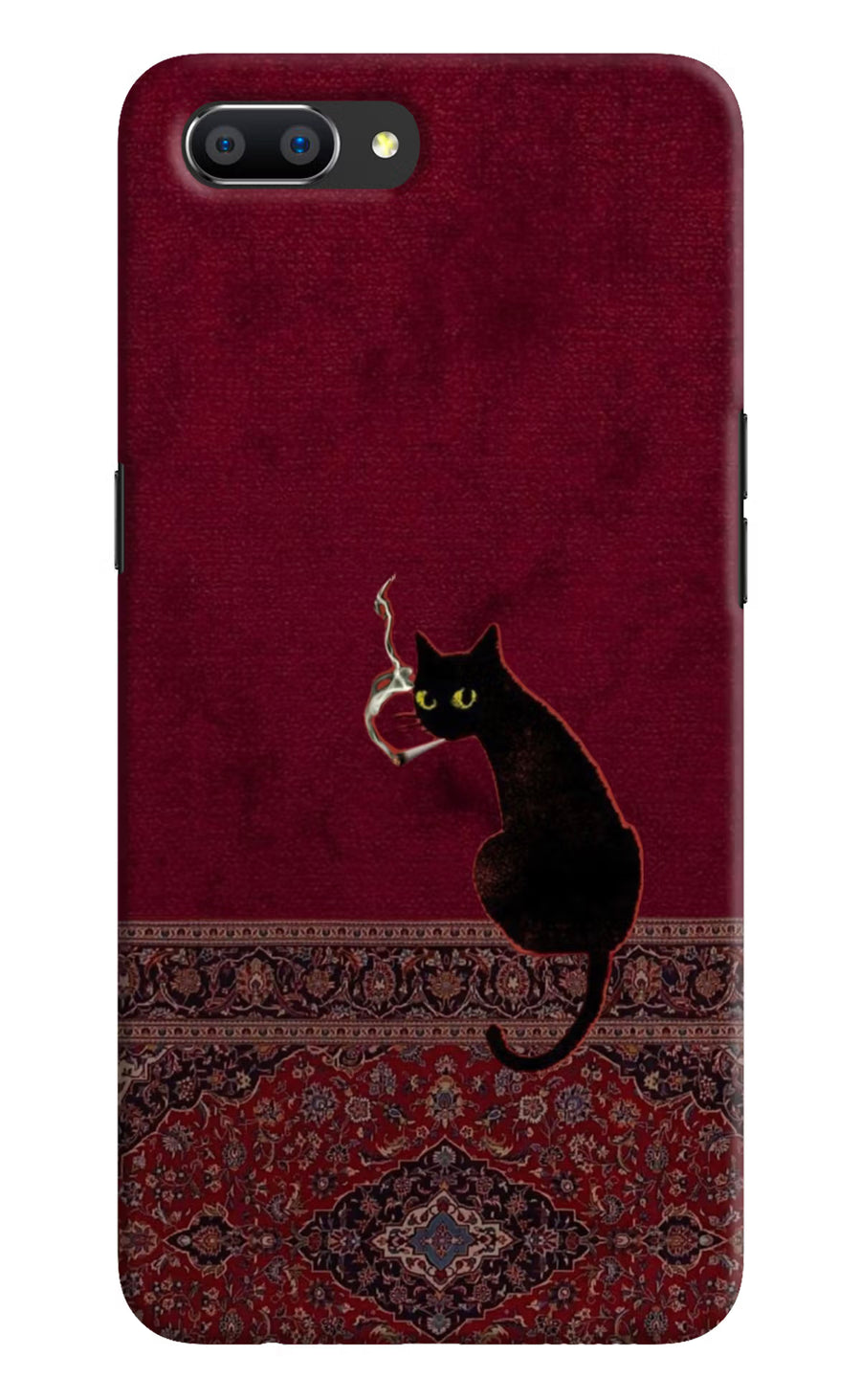 Midnight Cat Realme C1 Back Cover, Hard case