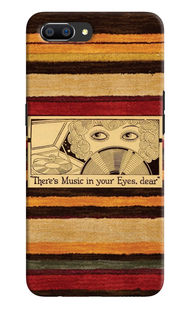 Vinyl Stripes Realme C1 Hard Case Back Cover by Casekaro