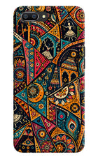 Folk Print Realme C1 Back Cover