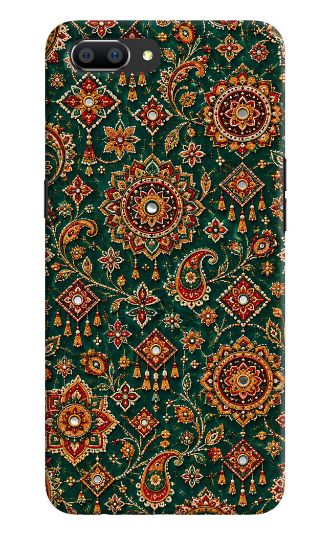 Green Pataka Realme C1 Hard Case Back Cover by Casekaro