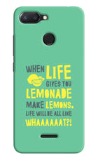 Quote Redmi 6 Hard Case Back Cover by Casekaro
