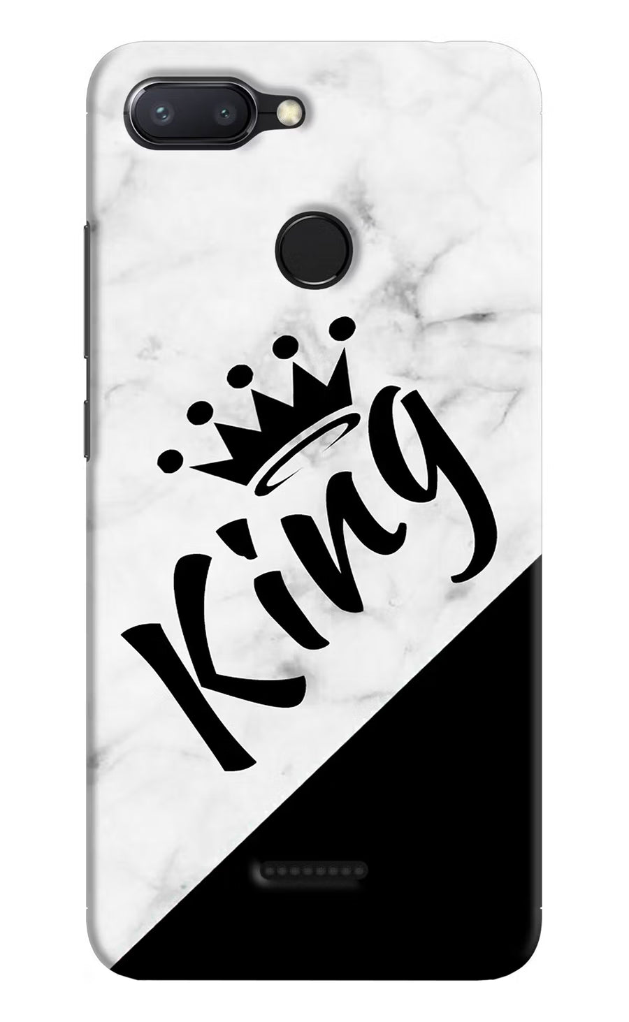 King Redmi 6 Back Cover, Hard case