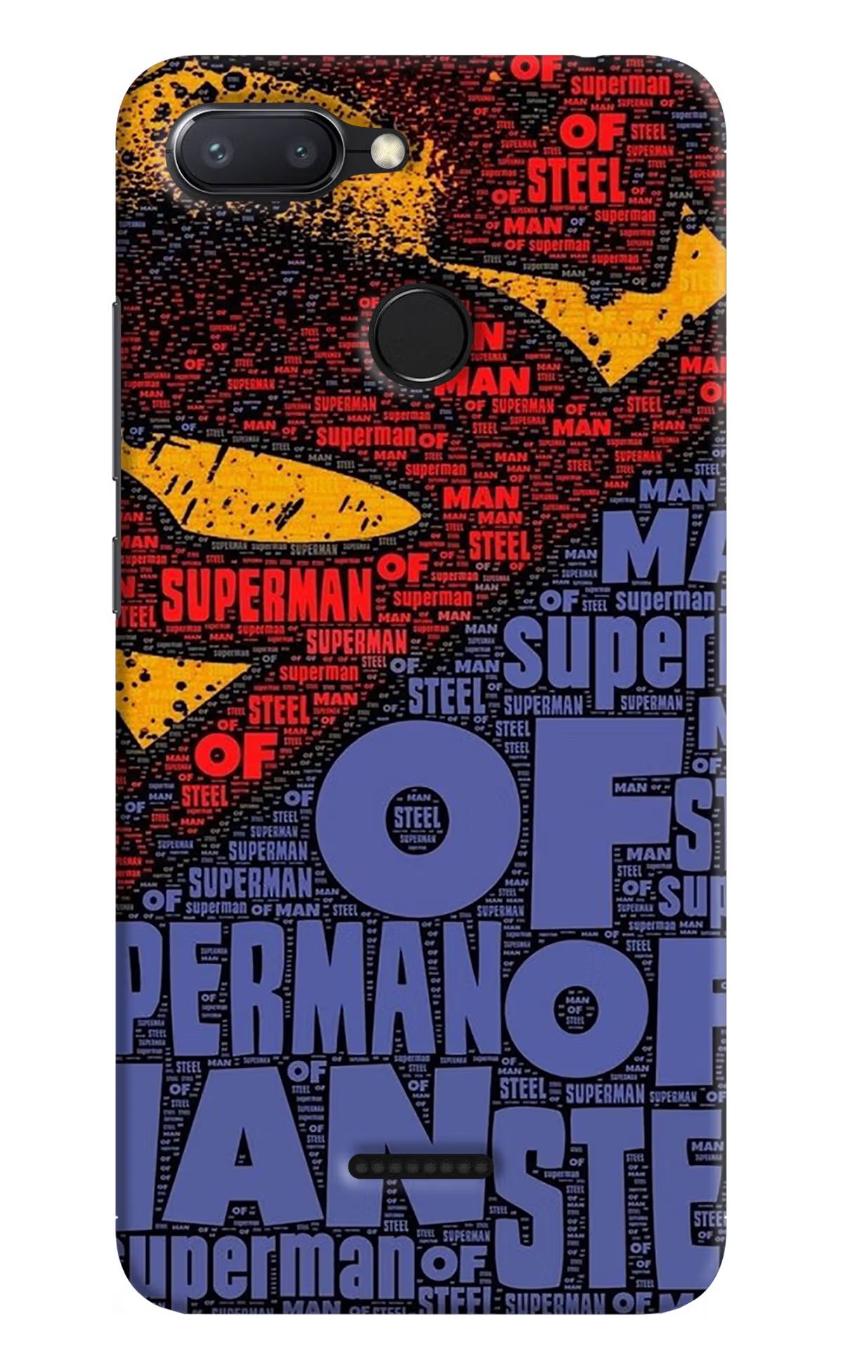 Superman Redmi 6 Hard Case Back Cover by Casekaro