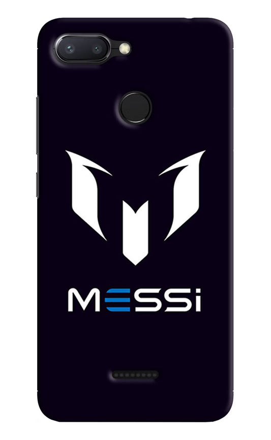 Messi Logo Redmi 6 Hard Case Back Cover by Casekaro