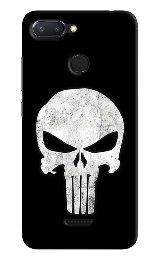 Punisher Skull Redmi 6 Hard Case Back Cover by Casekaro