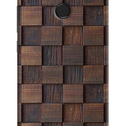 Wooden Cube Design Redmi 6 Hard Case Back Cover by Casekaro