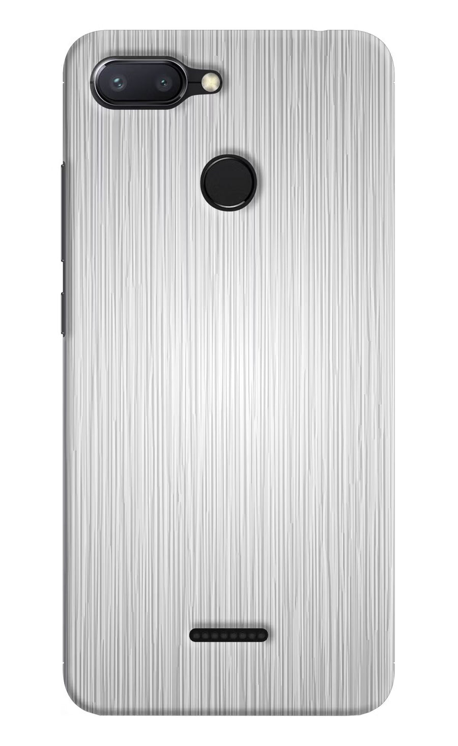 Wooden Grey Texture Redmi 6 Back Cover, Hard case