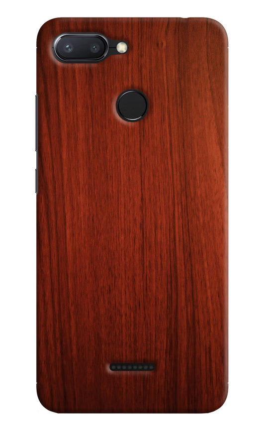 Wooden Plain Pattern Redmi 6 Hard Case Back Cover by Casekaro