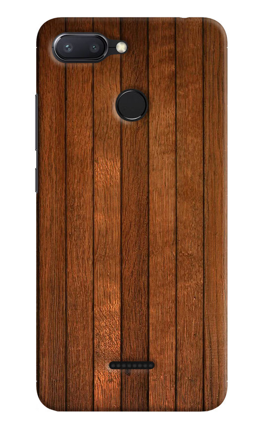 Wooden Artwork Bands Redmi 6 Hard Case Back Cover by Casekaro