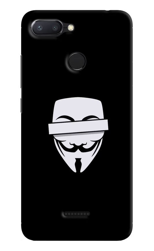 Anonymous Face Redmi 6 Hard Case Back Cover by Casekaro