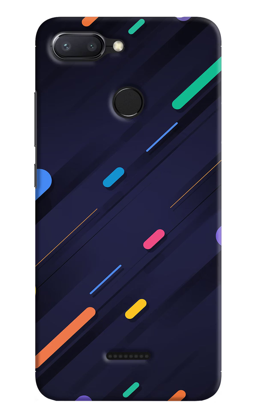 Abstract Design Redmi 6 Back Cover, Hard case