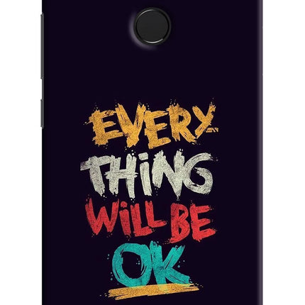 Everything Will Be Ok Redmi 6 Hard Case Back Cover by Casekaro