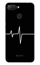Heart Beats Redmi 6 Hard Case Back Cover by Casekaro