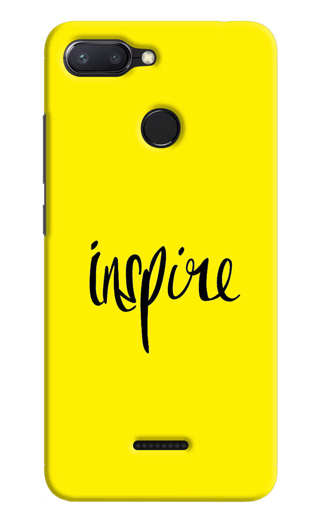 Inspire Redmi 6 Hard Case Back Cover by Casekaro