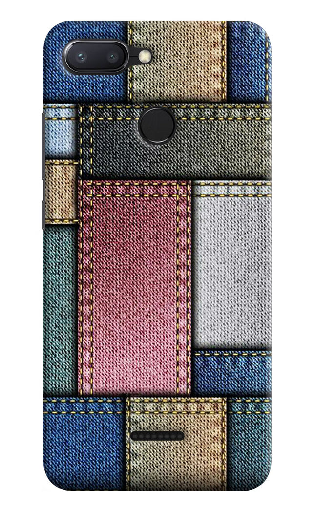 Multicolor Jeans Redmi 6 Hard Case Back Cover by Casekaro