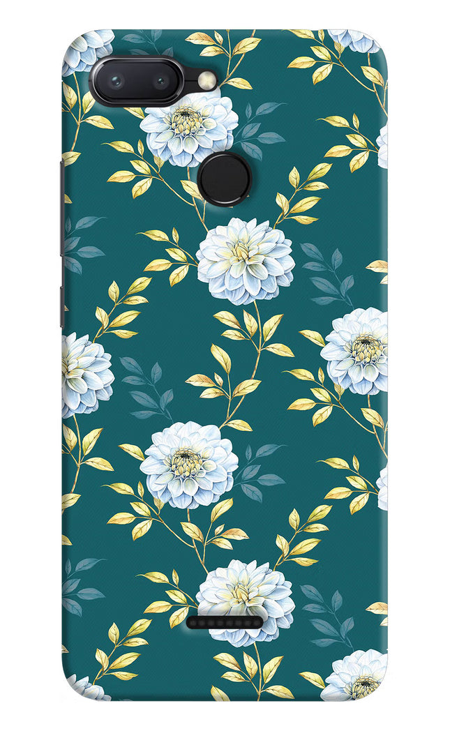Flowers Redmi 6 Hard Case Back Cover by Casekaro