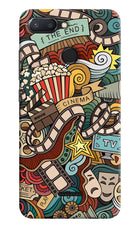 Cinema Abstract Redmi 6 Hard Case Back Cover by Casekaro
