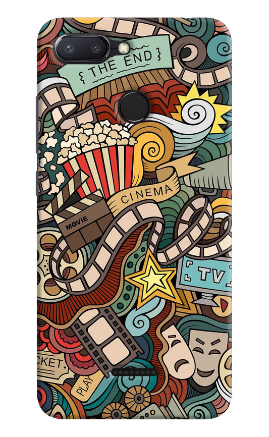 Cinema Abstract Redmi 6 Hard Case Back Cover by Casekaro