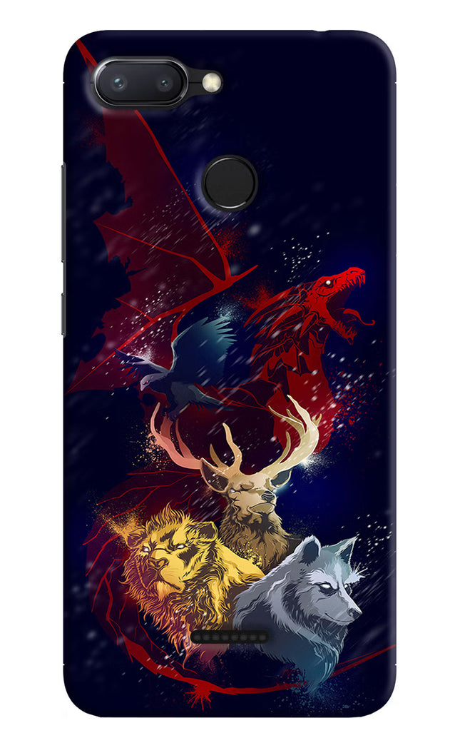 Game Of Thrones Redmi 6 Hard Case Back Cover by Casekaro