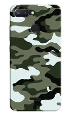Camouflage Redmi 6 Hard Case Back Cover by Casekaro