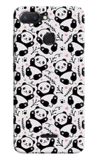 Cute Panda Redmi 6 Hard Case Back Cover by Casekaro