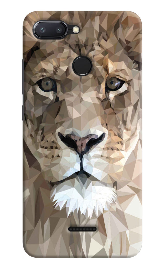Lion Art Redmi 6 Hard Case Back Cover by Casekaro