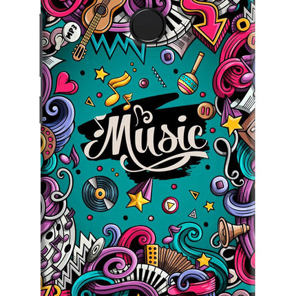 Music Graffiti Redmi 6 Hard Case Back Cover by Casekaro