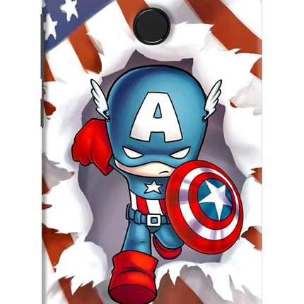 Captain America Redmi 6 Hard Case Back Cover by Casekaro