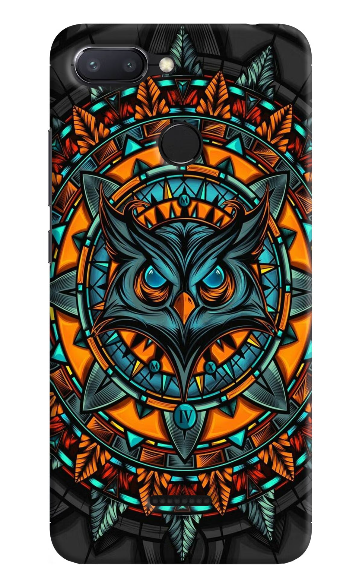 Angry Owl Art Redmi 6 Hard Case Back Cover by Casekaro