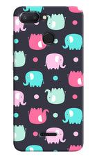 Elephants Redmi 6 Hard Case Back Cover by Casekaro