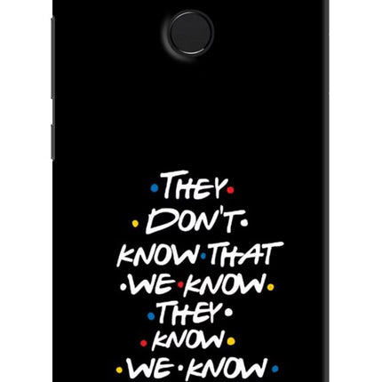 FRIENDS Dialogue Redmi 6 Hard Case Back Cover by Casekaro