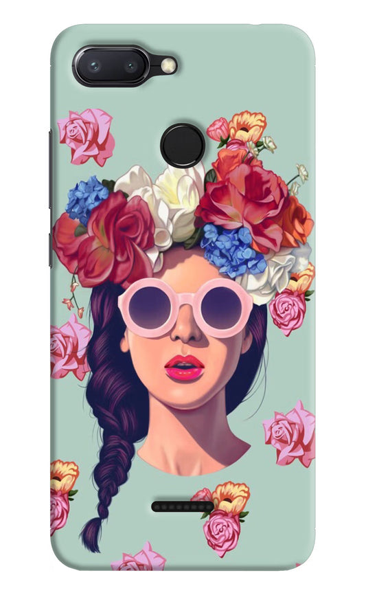 Pretty Girl Redmi 6 Hard Case Back Cover by Casekaro