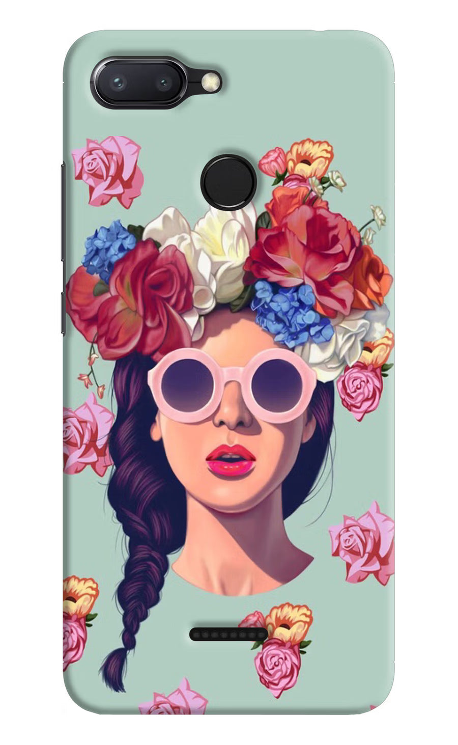 Pretty Girl Redmi 6 Back Cover, Hard case