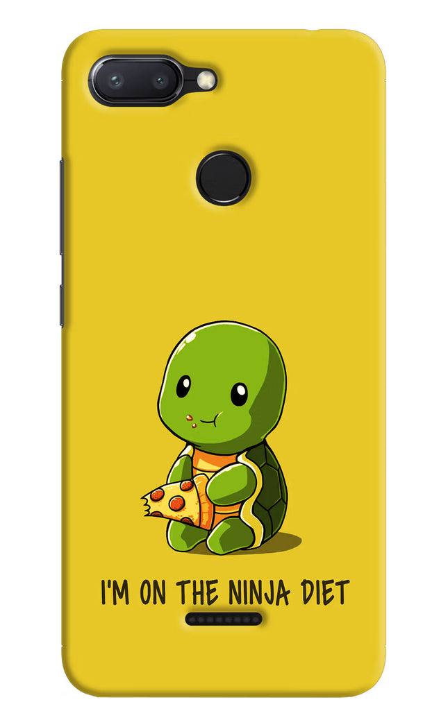 I'm on Ninja Diet Redmi 6 Hard Case Back Cover by Casekaro