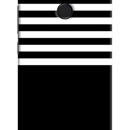 Black and White Print Redmi 6 Hard Case Back Cover by Casekaro