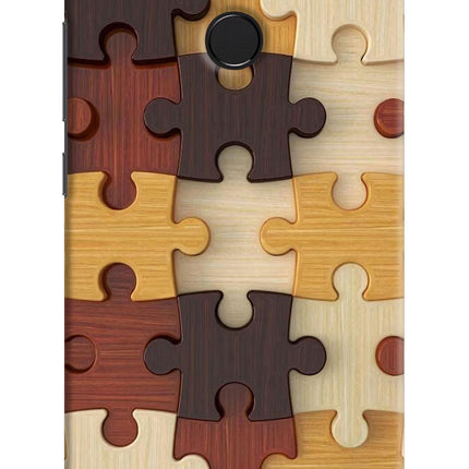Wooden Puzzle Redmi 6 Hard Case Back Cover by Casekaro