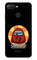 Among Us Shhh! Redmi 6 Hard Case Back Cover by Casekaro