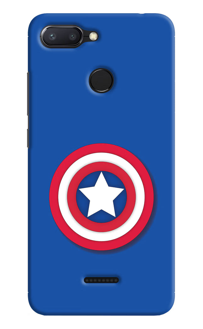 Shield Redmi 6 Hard Case Back Cover by Casekaro